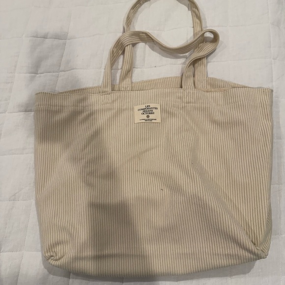 Sezane Corduroy Tote Bag - Picture 1 of 2